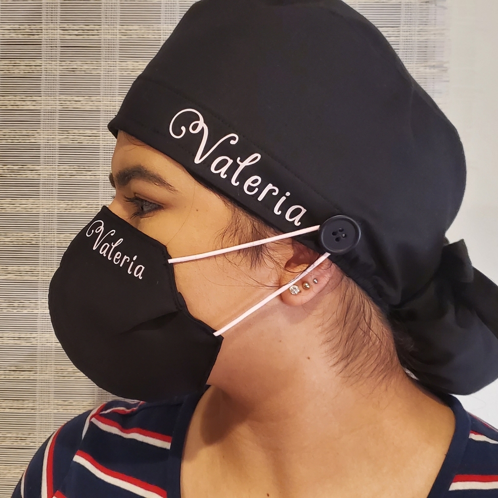 Surgical cap and mask - Picture 3 of 5